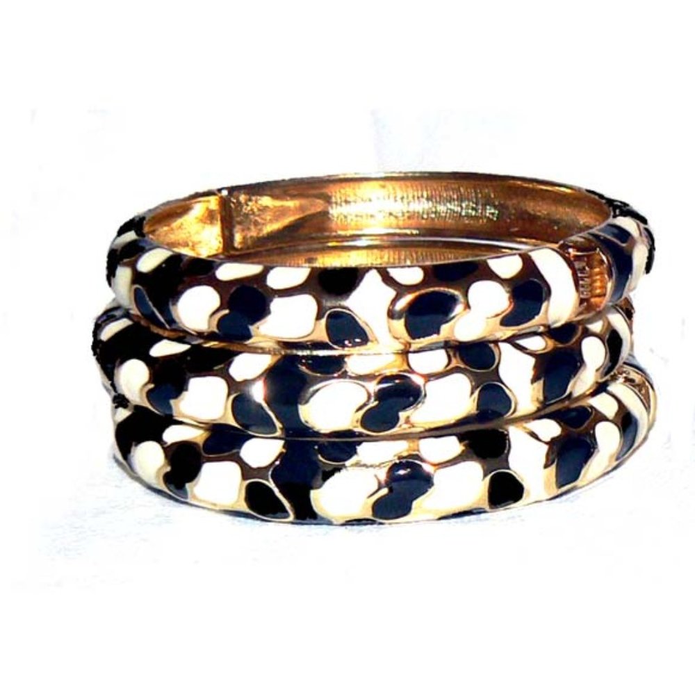 Small Animal Print Cuff Bracelets
